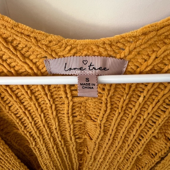 Yellow knit cardigan - Picture 2 of 2